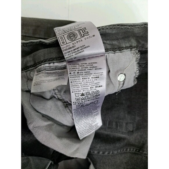 Levis 517 Jeans Men's 32x30 Gray Denim Distressed Pants Red Tab - Picture 6 of 12